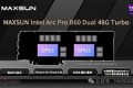 Maxsun 推出 48GB 显存双 Arc B60 GPU,助力 AI 推理工作站