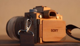 木制索尼无反相机模型:为现代摄影注入温暖与个性 木制索尼无反相机模型:为现代摄影注入温暖与个性