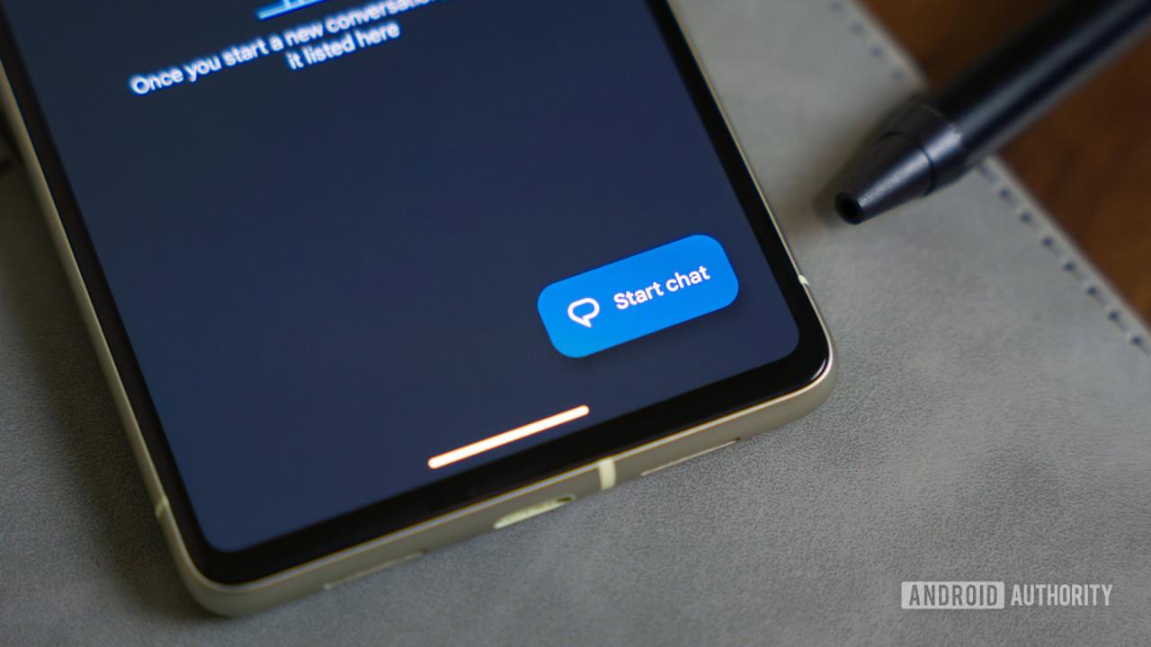 Google Messages 应用新增 Gemini 浮动操作按钮 Google Messages 应用新增 Gemini 浮动操作按钮