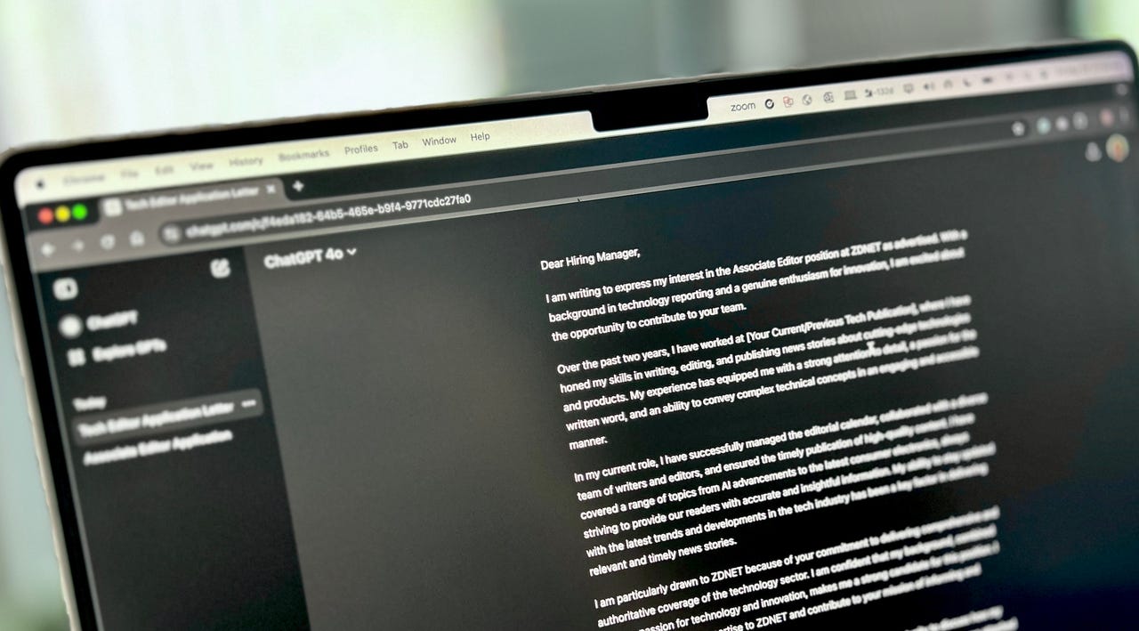 如何使用 ChatGPT 撰写求职信 如何使用 ChatGPT 撰写求职信