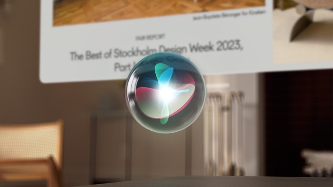 WWDC 2023 Vision Pro Siri