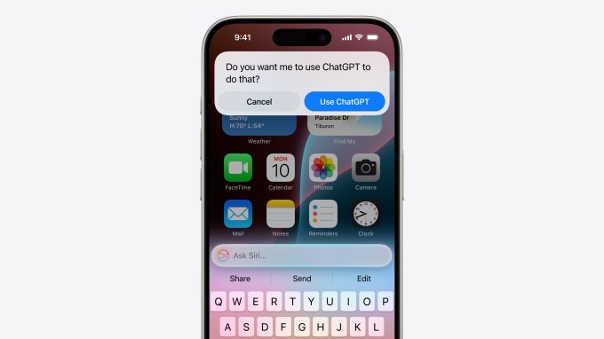 ChatGPT 与 Siri 的集成展示