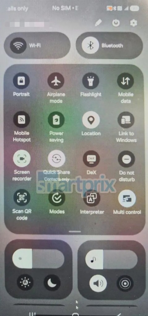One UI 7 快速设置面板