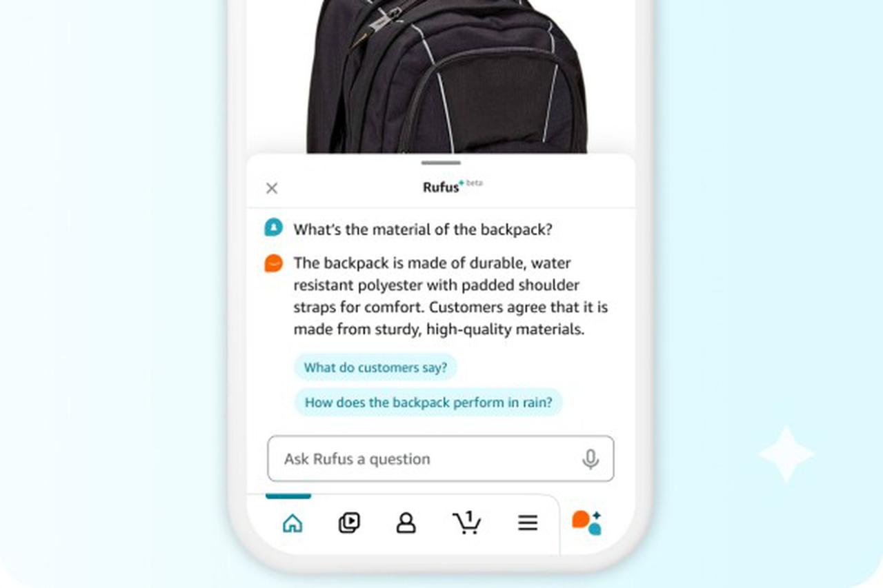 亚马逊全面推出 AI 购物助手 Rufus 亚马逊全面推出 AI 购物助手 Rufus