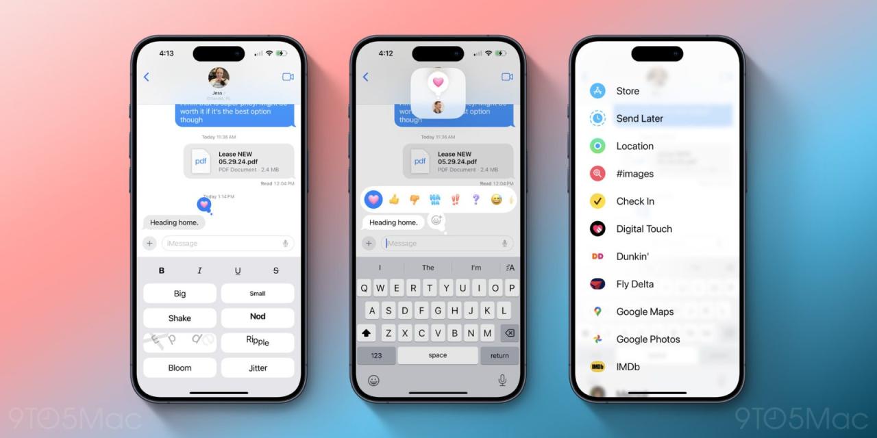 图片 1：iOS 18 信息应用