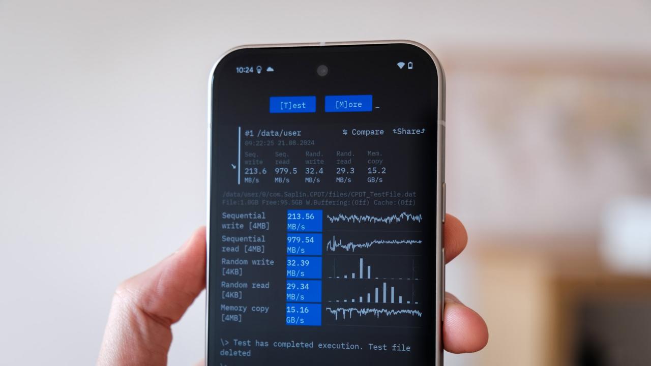 图片 1：Pixel 9 UFS 存储速度测试