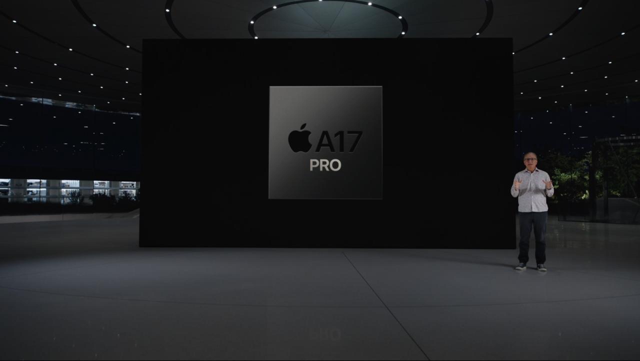 iPhone 15 Pro A17 Pro 芯片