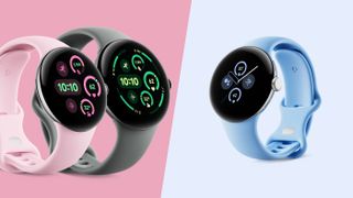 Google Pixel Watch 3 41mm 和 45mm 的宣传图片