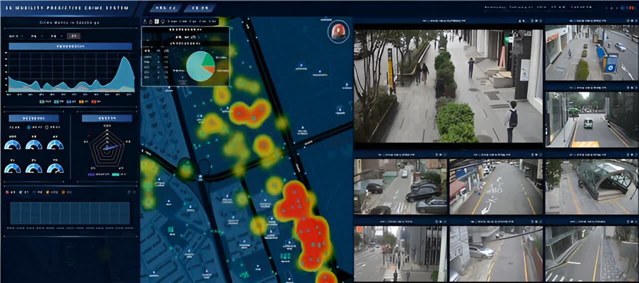 图片 1：基于实时 CCTV 分析，该 AI 声称可在犯罪发生前预测