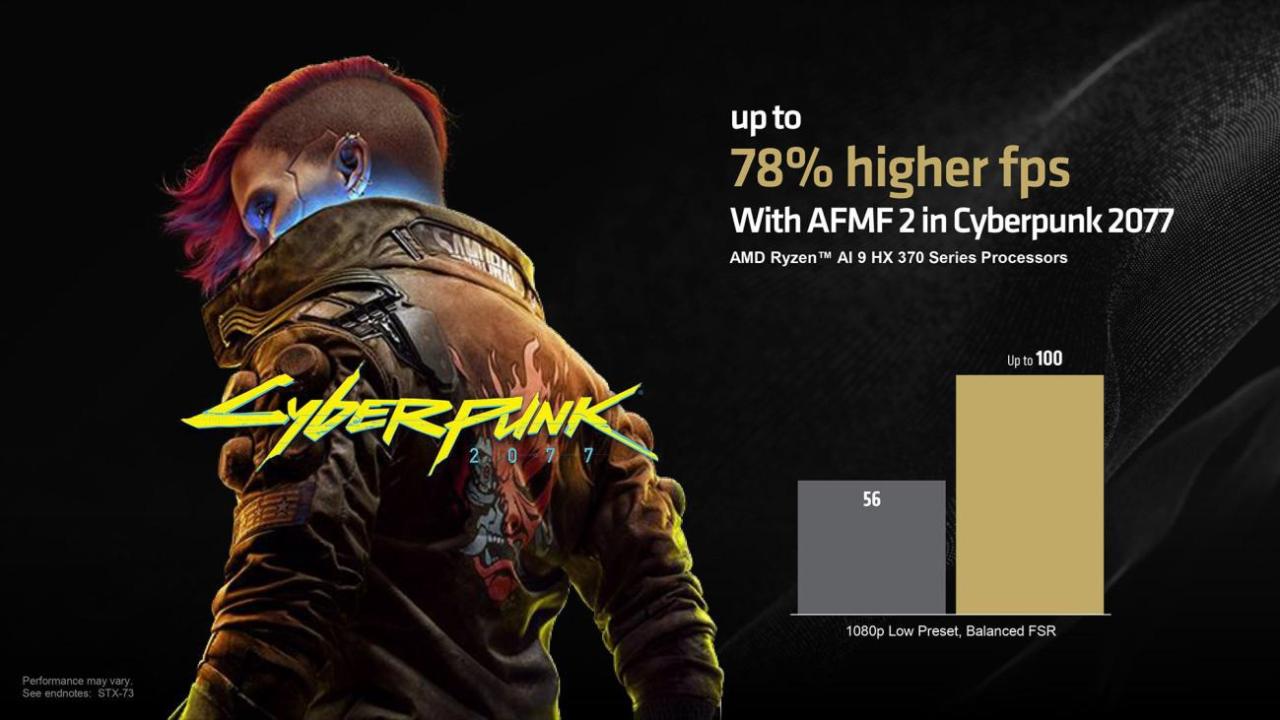 AMD Ryzen AI 300 AFMF 2 Fluid Motion Frames 2 VGM Variable Graphics Memory Support