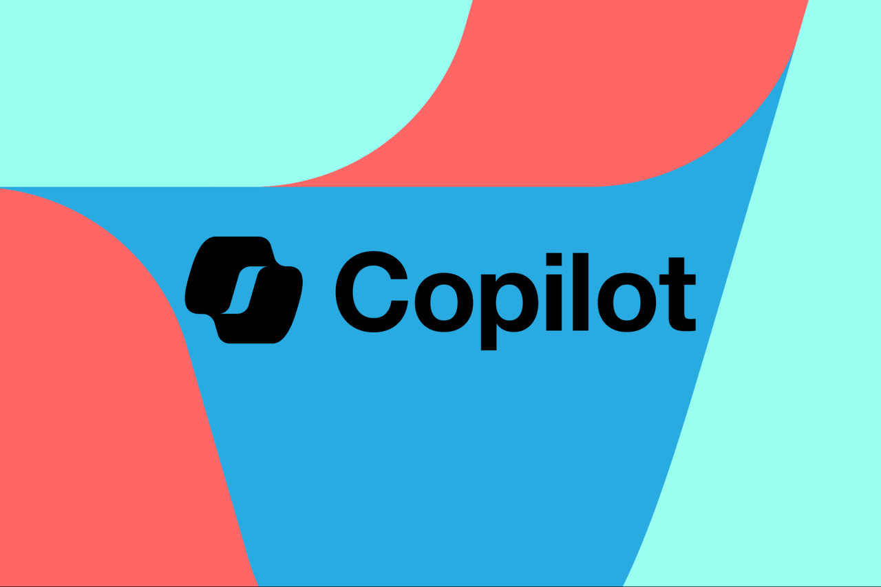 微软 Copilot 标志的矢量插图