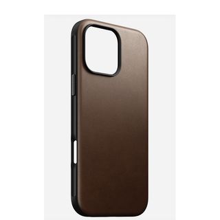 白色背景上的 Nomad Modern Leather for iPhone 16 Pro Max