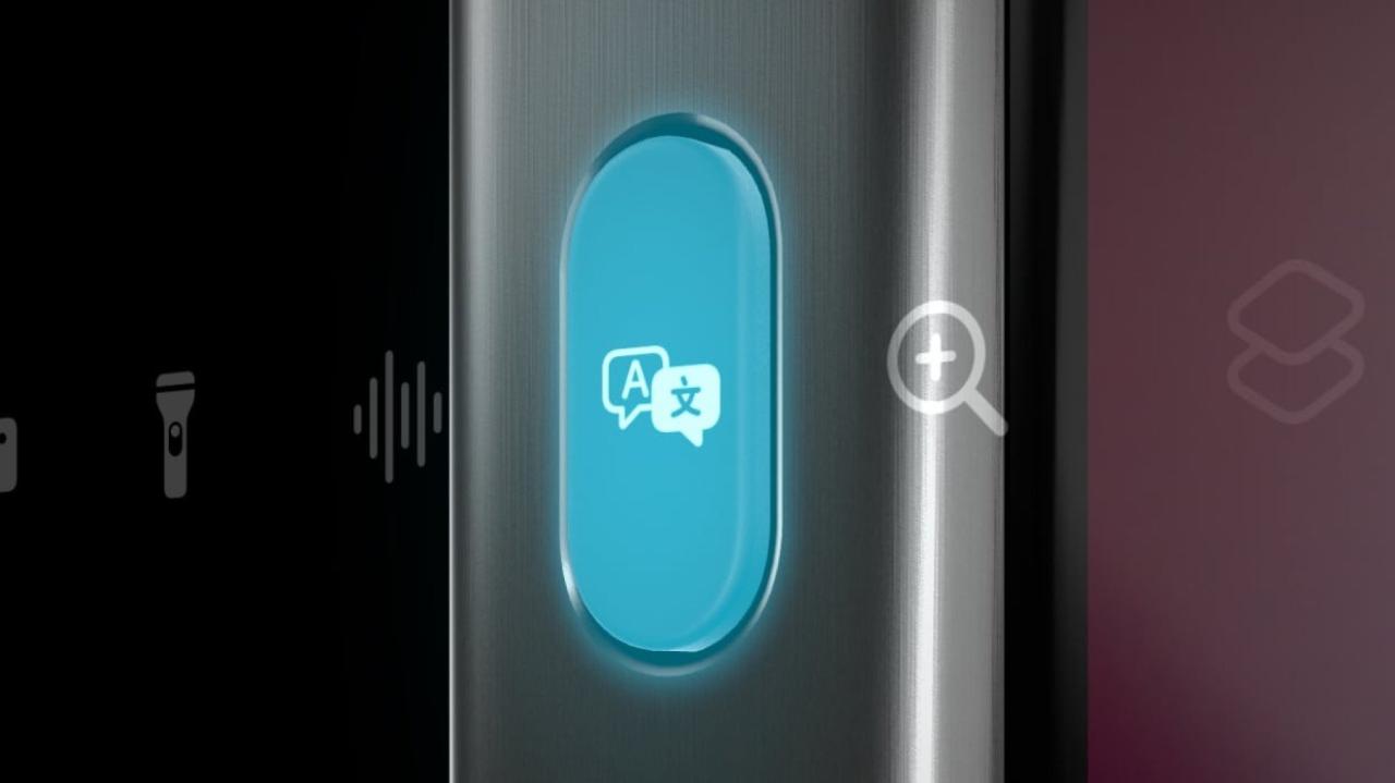 iPhone 上的操作按钮