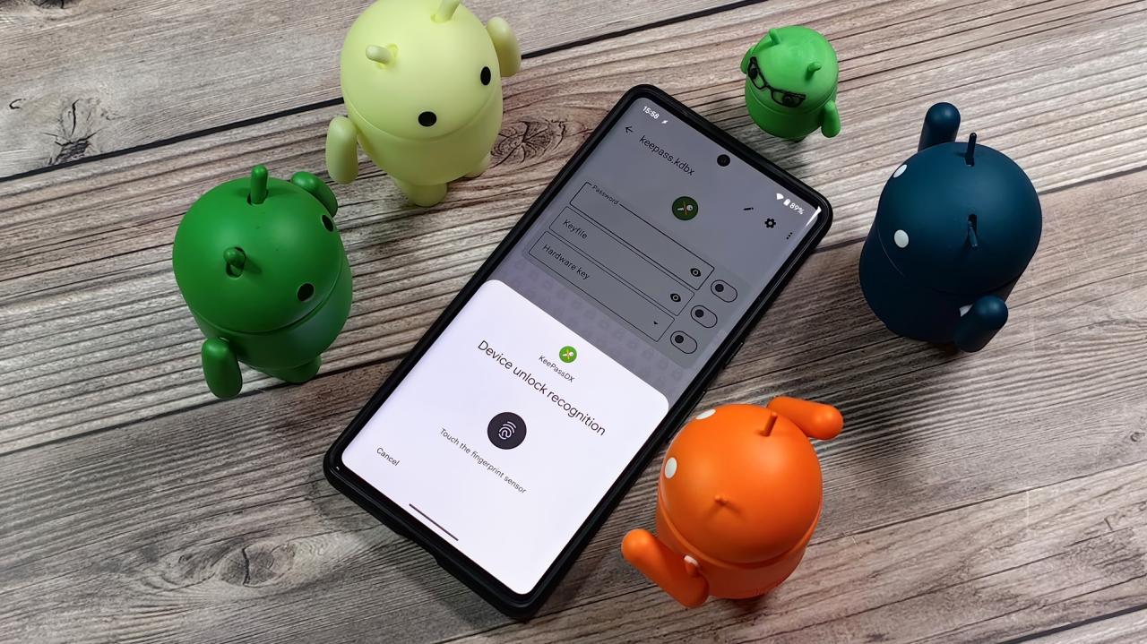 Android 15 上的生物识别提示对话框