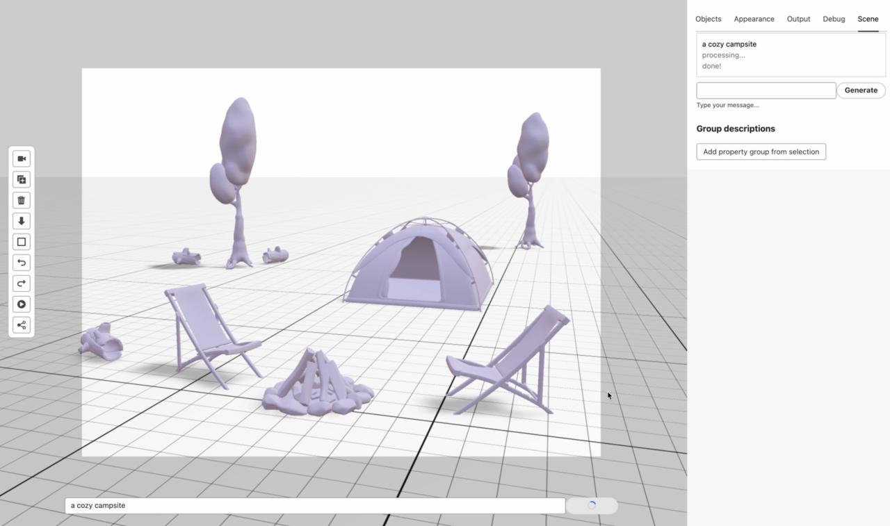 Project Scenic 中制作的 3D 场景