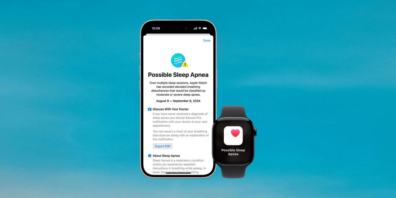 Apple Watch 睡眠呼吸暂停检测功能随 iOS 18.1 beta 6 发布 Apple Watch 睡眠呼吸暂停检测功能随 iOS 18.1 beta 6 发布
