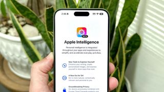 iPhone 上的 Apple Intelligence 标志