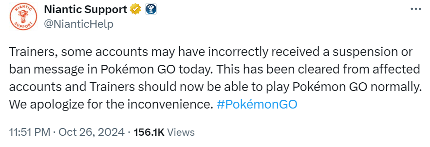 全球 Pokémon GO 封禁潮影响训练师 全球 Pokémon GO 封禁潮影响训练师