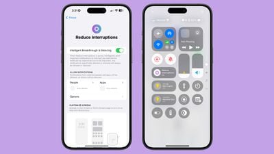 iOS 18 1 专注模式变化