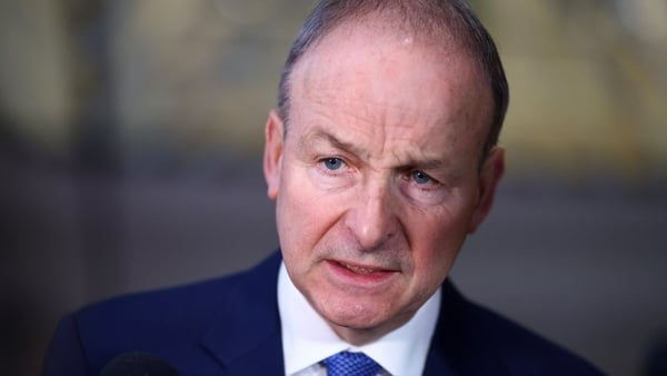 图片 4：Micheál Martin 是巴黎支持黎巴嫩人民和主权国际会议的 70 名代表之一（文件图片）