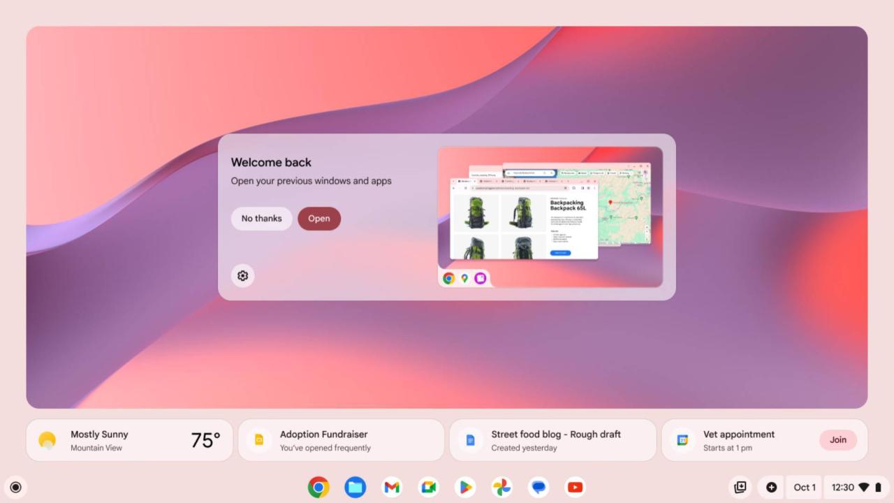ChromeOS 重大更新:新增快速插入、专注模式与 AI 功能 ChromeOS 重大更新:新增快速插入、专注模式与 AI 功能