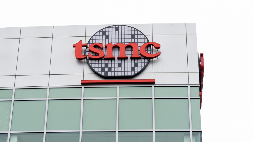 TSMC 在加利福尼亚州圣何塞北美总部的标志