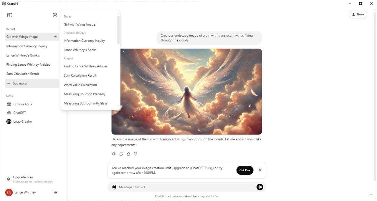 图片 2：ChatGPT 的 Windows 应用