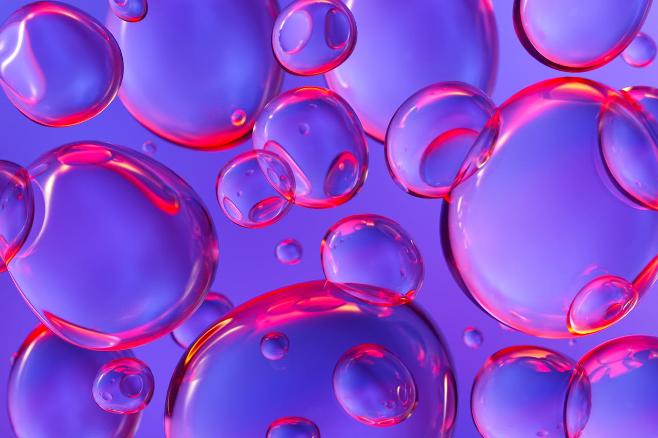 Image 1: water bubbles