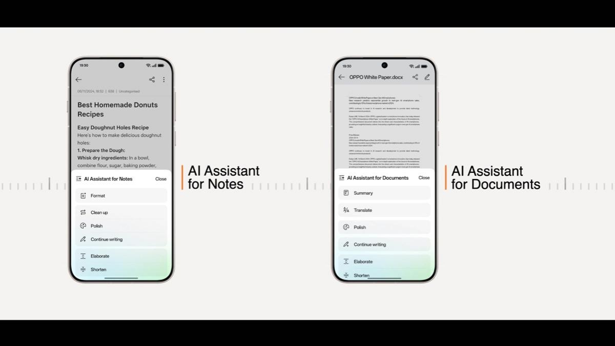 Image 35: AI 助手用于 OPPO 笔记和文档