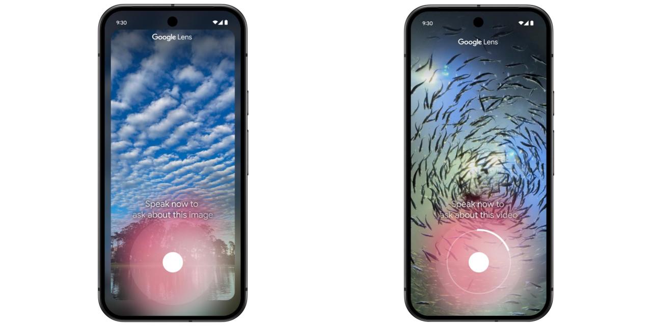 Google Lens 语音视频