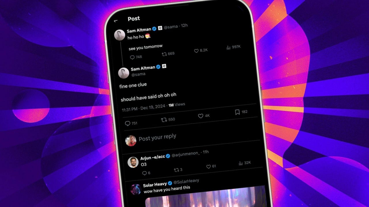 OpenAI“12 天”活动高潮:o3 模型即将发布 OpenAI“12 天”活动高潮:o3 模型即将发布