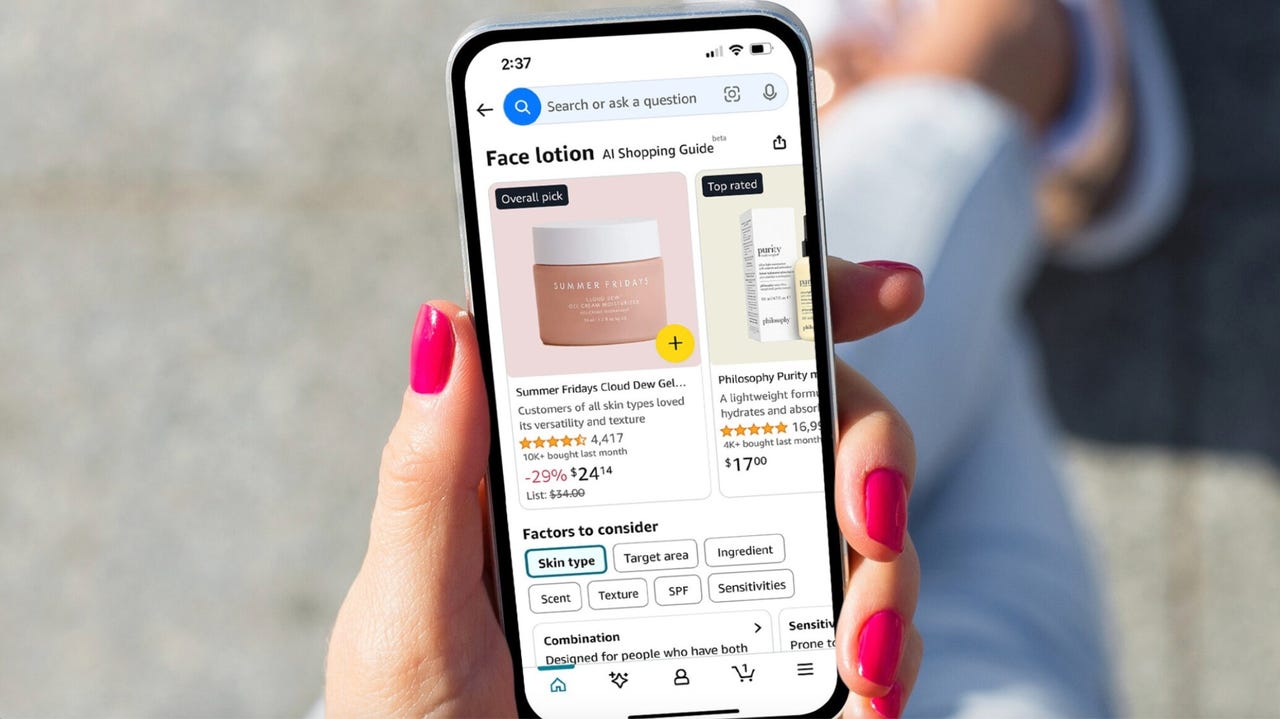 Amazon AI 购物助手截图