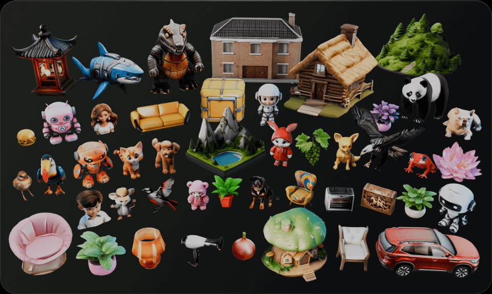 腾讯 Hunyuan3D 2.0 发布：3D 建模革命性突破，设计师的福音