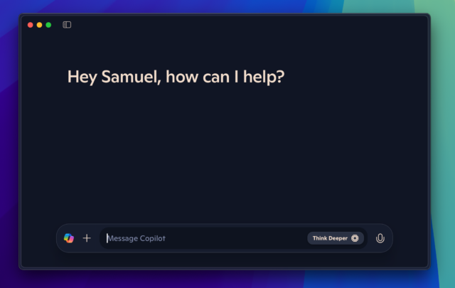 微软 Copilot 正式登陆 macOS：Mac 用户必备的 AI 助手