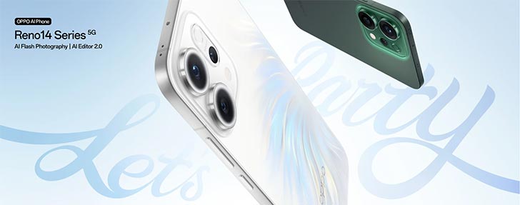 Oppo Reno 14 系列配色