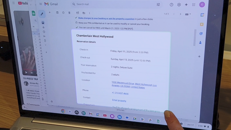 使用 Chromebook Plus“文本捕捉”选择日历信息