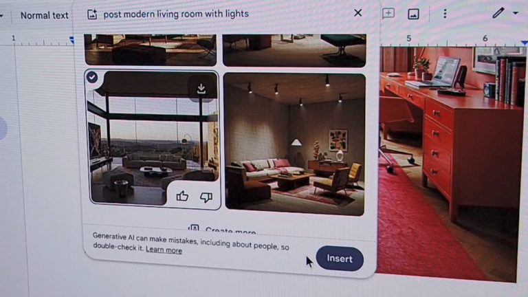 在搭载 NPU 的 Chromebook Plus 上通过 Quick Insert 键生成的 AI 图像