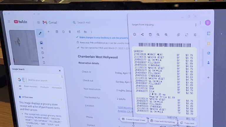 Chromebook Plus 上的“文本捕捉”选项