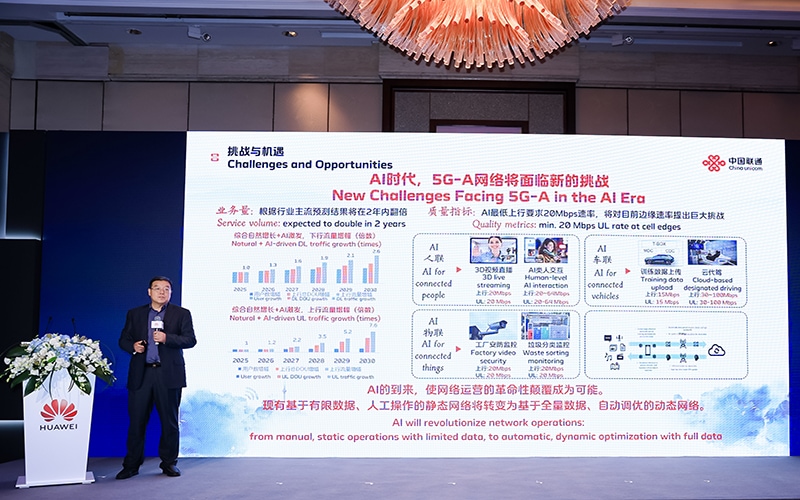 中国联通与华为携手 AI 技术,加速 5G- A 网络智能化升级 中国联通与华为携手 AI 技术,加速 5G- A 网络智能化升级