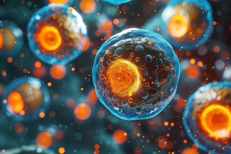 生物学细胞艺术概念