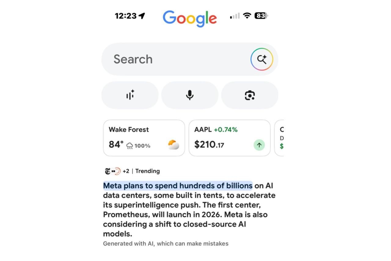 Google Discover 推出 AI 新闻摘要，出版商流量受冲击