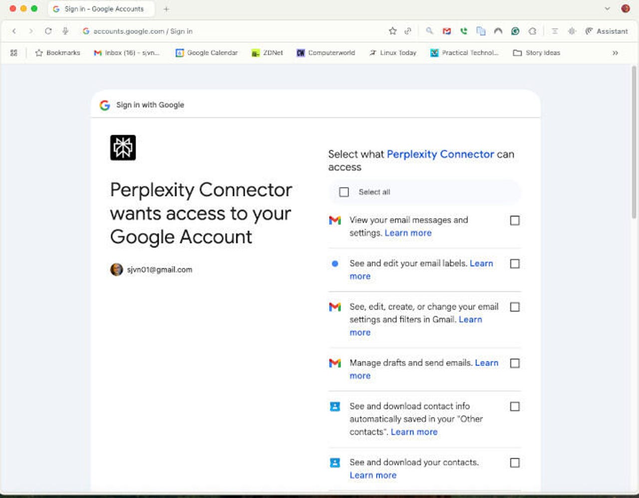 Perplexity Comet Connector