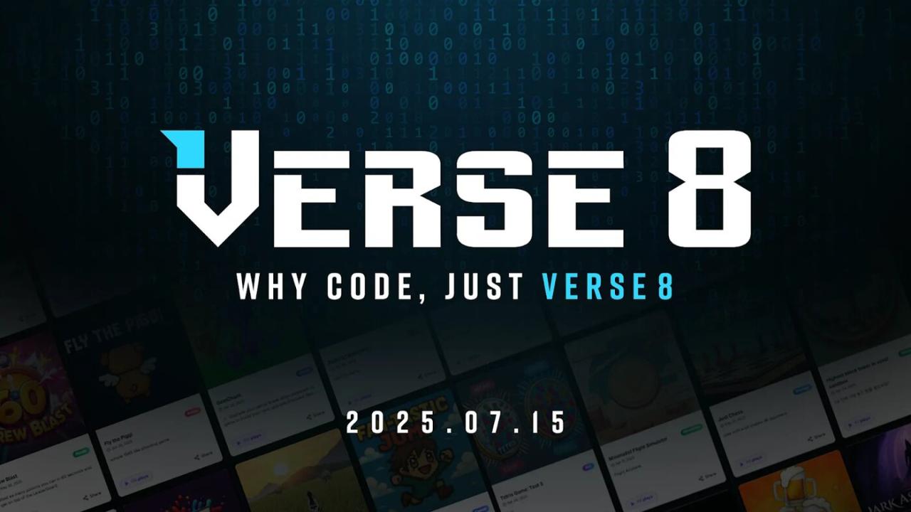 Verse8 游戏创作平台 2025 年上线，AI 技术赋能游戏开发