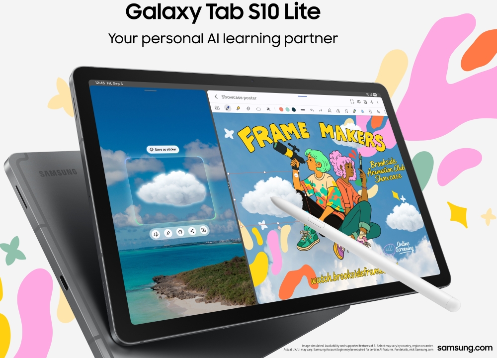 Galaxy Tab S10 Lite：娱乐创意两不误的智能平板