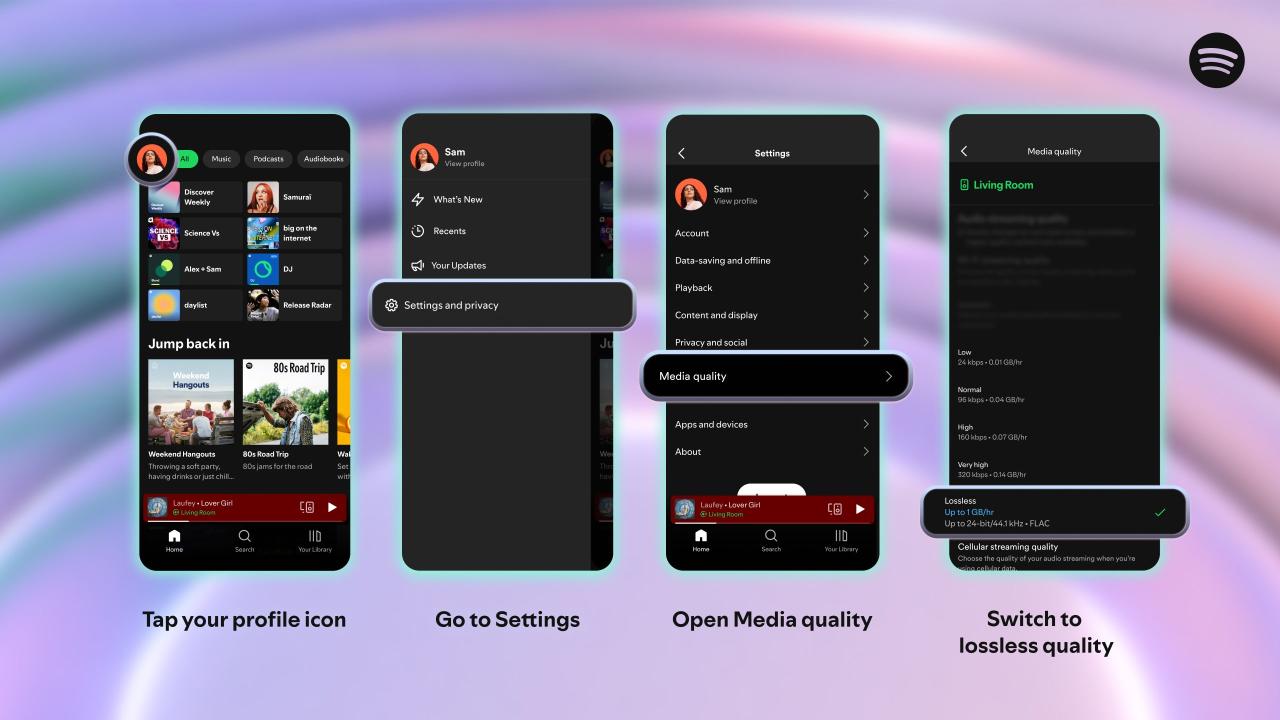 Spotify Premium 无损音质功能上线,打造极致聆听体验 Spotify Premium 无损音质功能上线,打造极致聆听体验