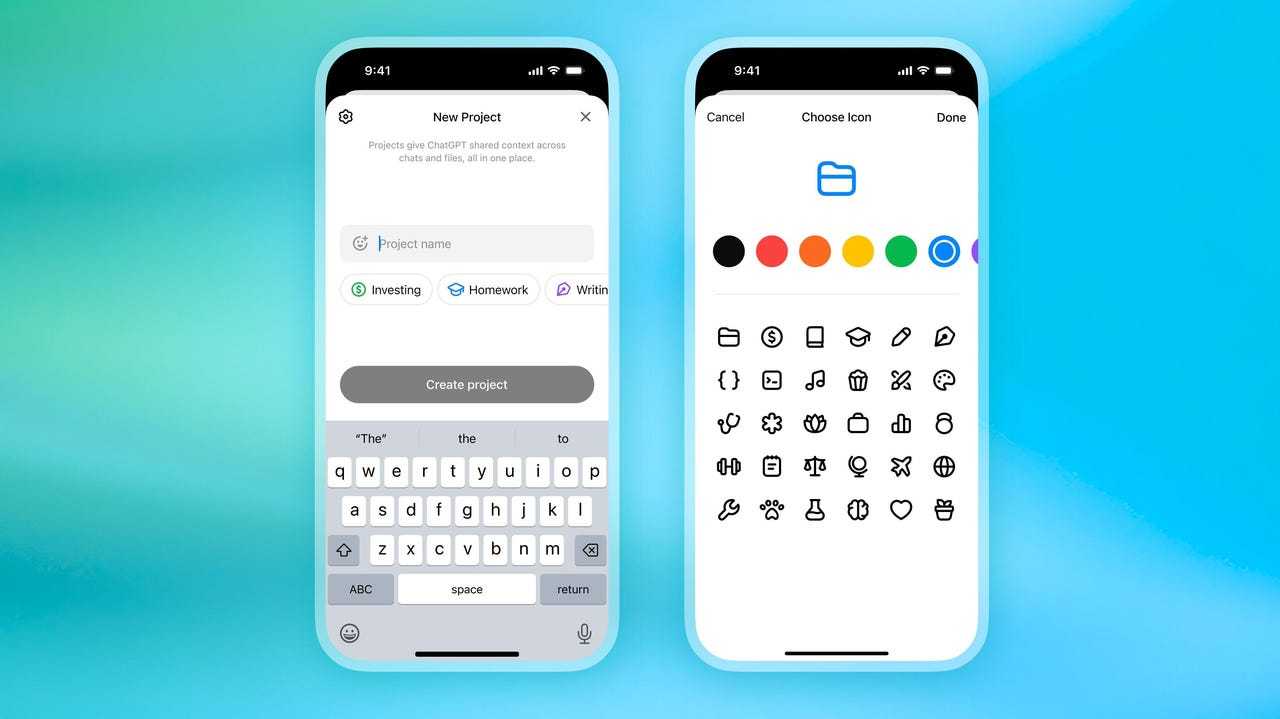 ChatGPT 中的项目