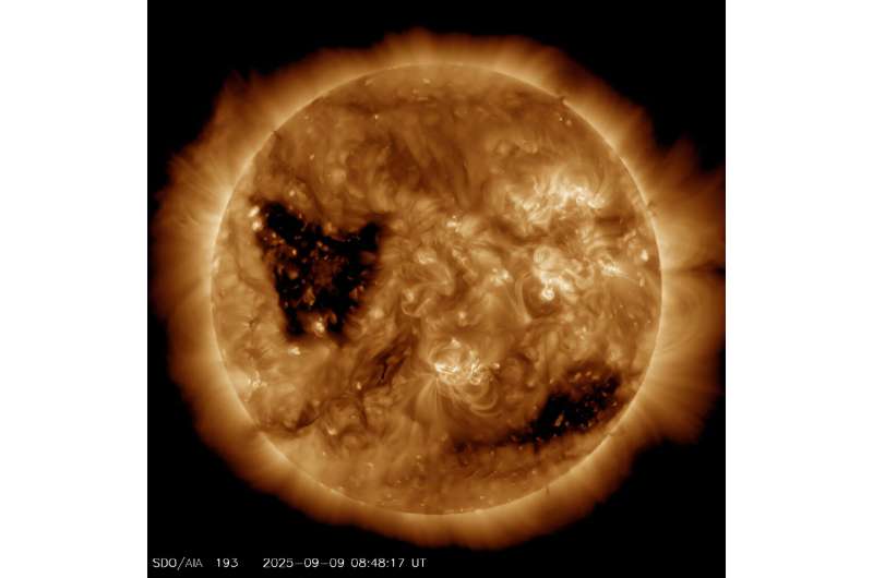 NYUAD 科学家利用 AI 提前预测太阳风,提升空间天气预报准确性 NYUAD 科学家利用 AI 提前预测太阳风,提升空间天气预报准确性