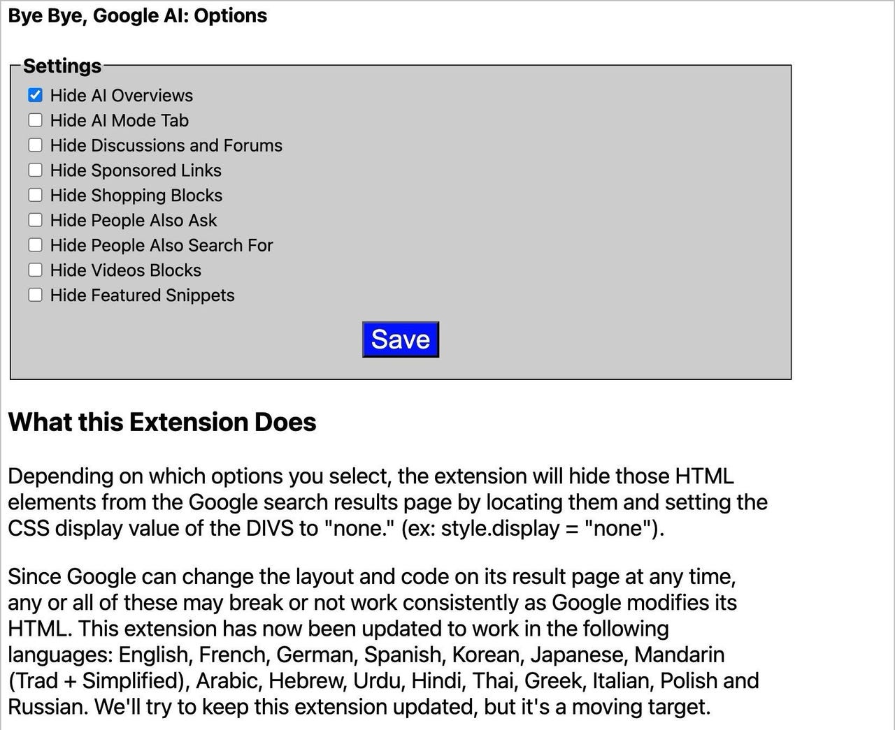 厌倦 Google AI 摘要?这款免费工具一键消除烦恼 厌倦 Google AI 摘要?这款免费工具一键消除烦恼