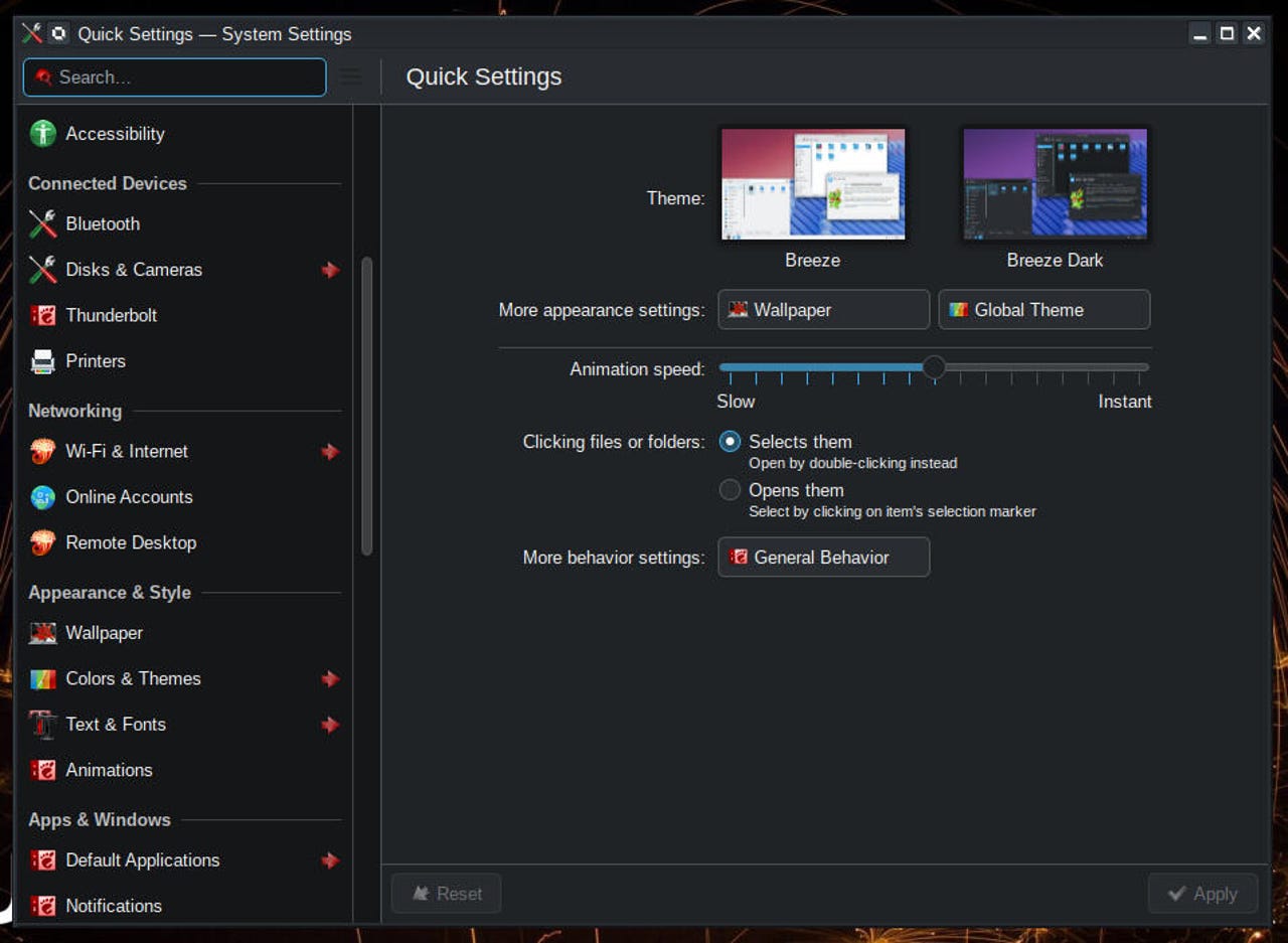 KDE Plasma 系统设置应用程序