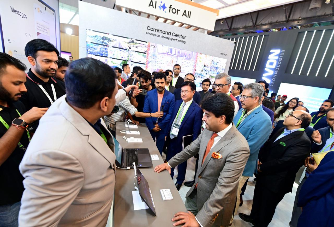 三星 AI 创新闪耀 2025 印度移动大会,共绘智能未来 三星 AI 创新闪耀 2025 印度移动大会,共绘智能未来